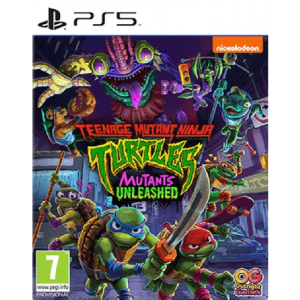 Teenage Mutant Ninja Turtles (Черепашки Ниндзя): Mutants Unleashed [PS5, английская версия] (Б/У)