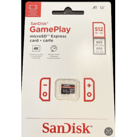 Карта памяти Sandisk microSD Express card 512 gb для Nintendo Switch 2