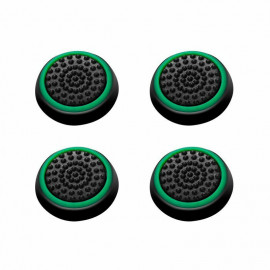 Stick Silicon Black/Green / накладки черно/зелёные [PS4]
