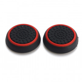 Stick Silicon Black/Red / накладки черно/красные [PS4]