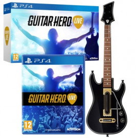 Беспроводная гитара (2шт) Guitar Hero + Игра для PS4 Guitar Hero Live