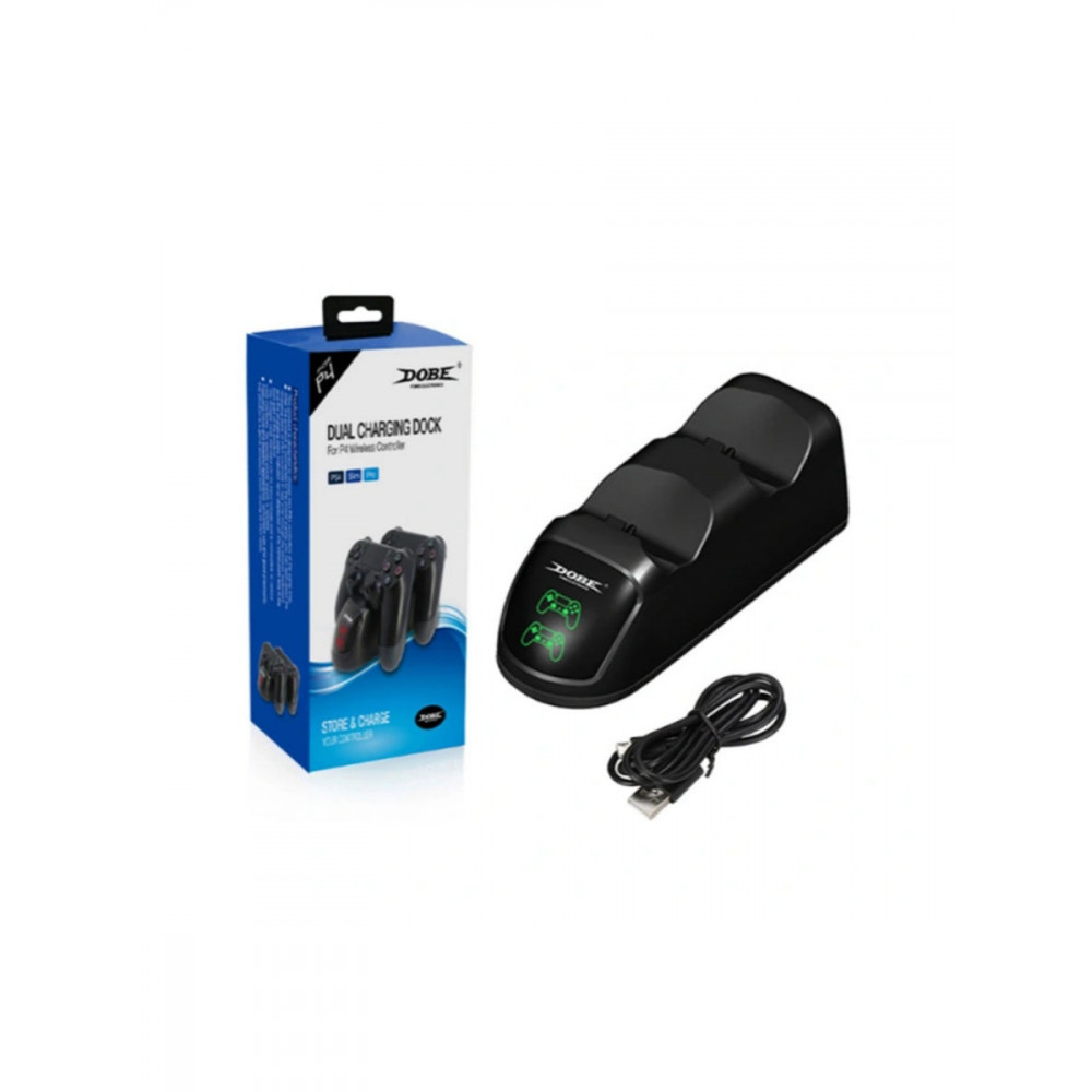 Зарядная станция DOBE (TP4-889) Dual Charging Station для Dualshock 4 (Б/У)