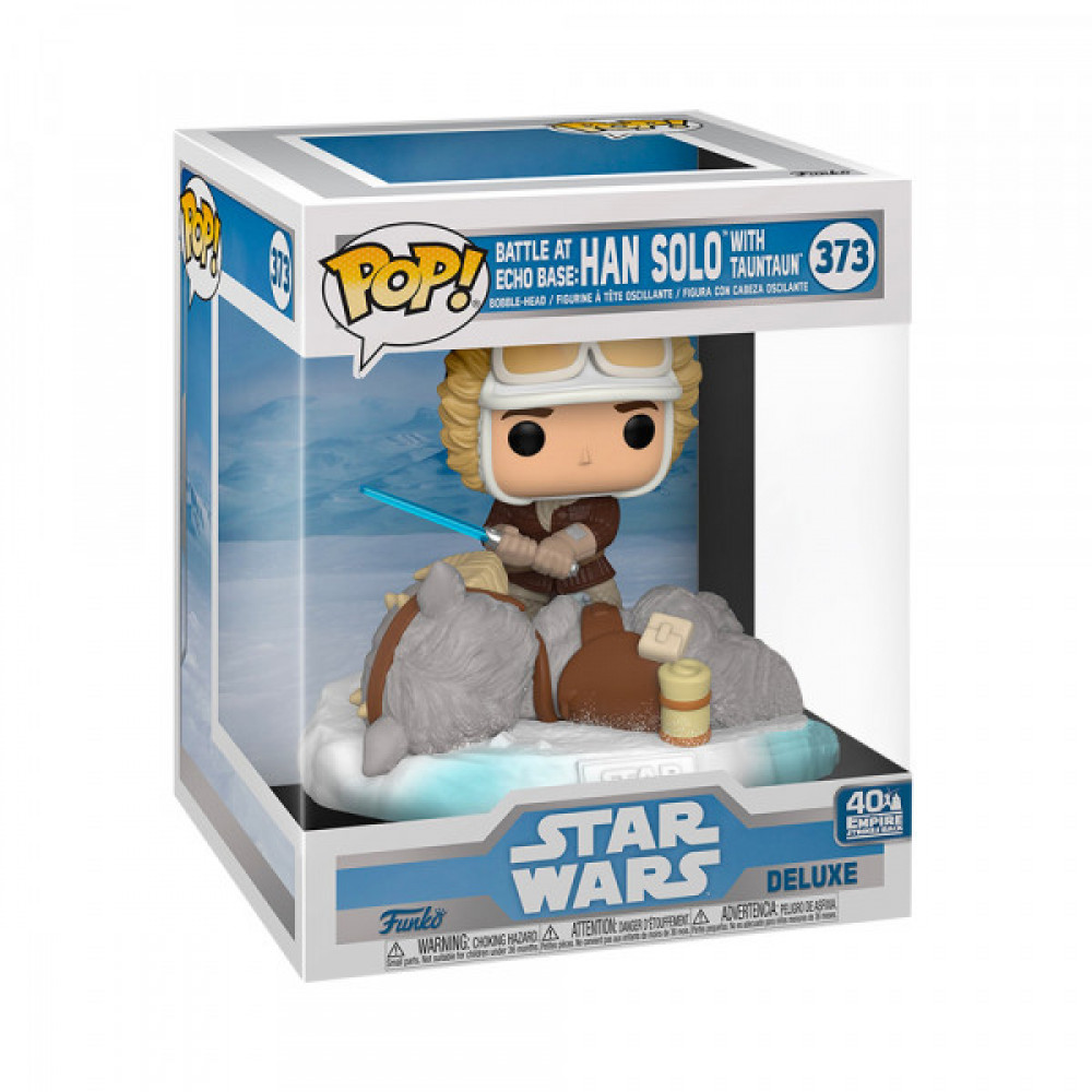 Фигурка Funko POP! Deluxe Bobble Star Wars Han & Taun Taun (Exc) 49756