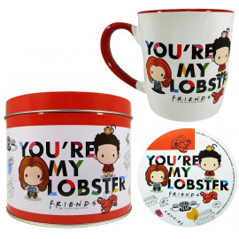 Набор кружка и подставка Friends (You`re My Lobster - Chibi) Mug & Coaster In Tin 370ml GP85472