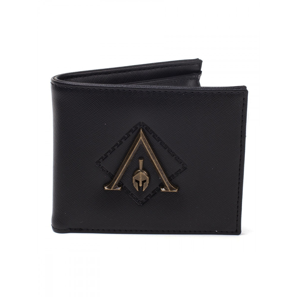 Кошелек Difuzed: Assassin's Creed Odyssey Metal Logo Badge Premium Bifold Wallet MW575003ACO