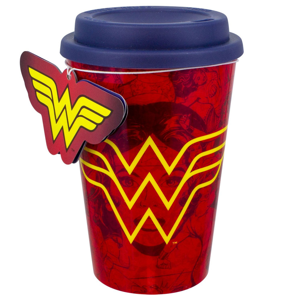 Кружка Red Wonder Woman Travel Mug 450ml PP5141DC