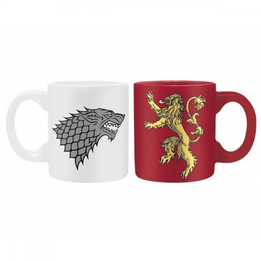 Набор кружек Game of Thrones Stark & Lannister 2 шт 110m ABYMUG196